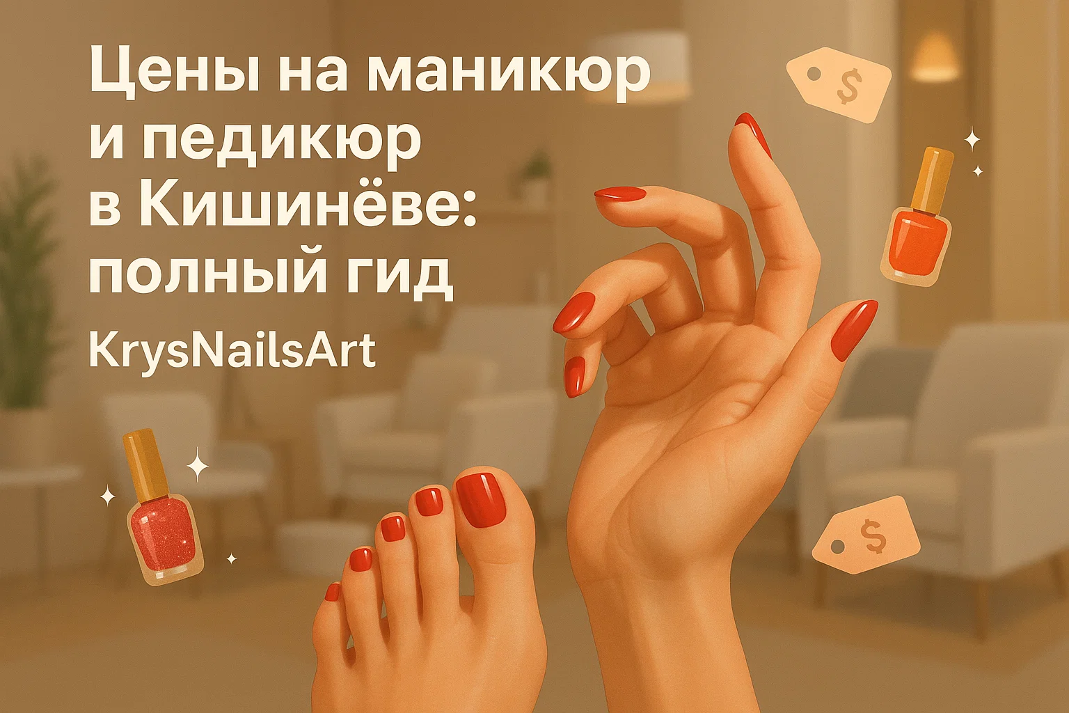 Цены на маникюр и педикюр в Кишинёве: полный гид KrysNailsArt